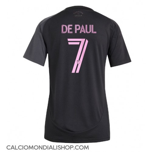 Maglie da calcio Inter Miami Rodrigo De Paul #7 Seconda Maglia Femminile 2025-26 Manica Corta